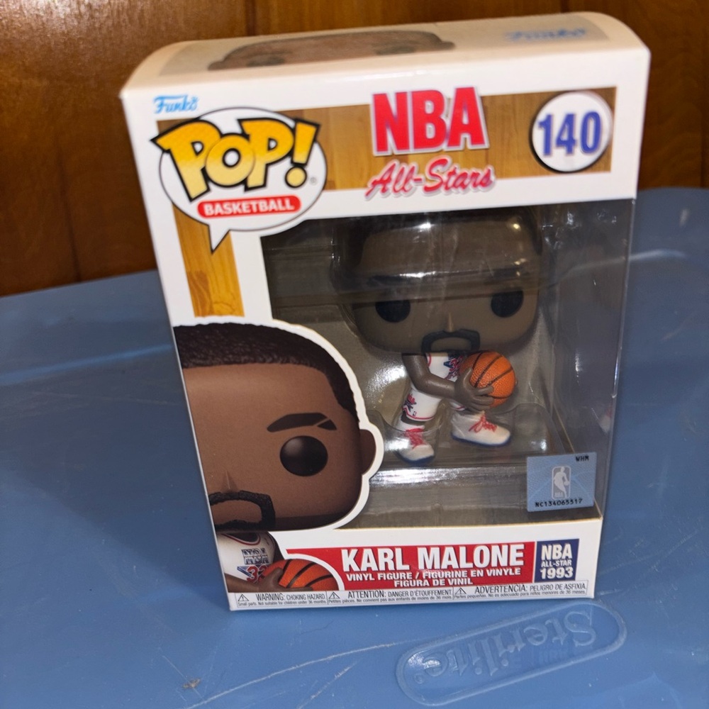Funko Pop NBA All-Stars Figure with Red and White Uniform